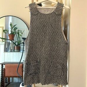 Hayden plaid jumper mini shift dress